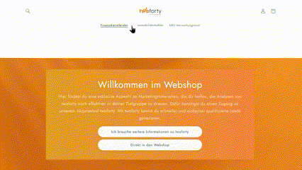 Probeanalyse Webshop anfordern